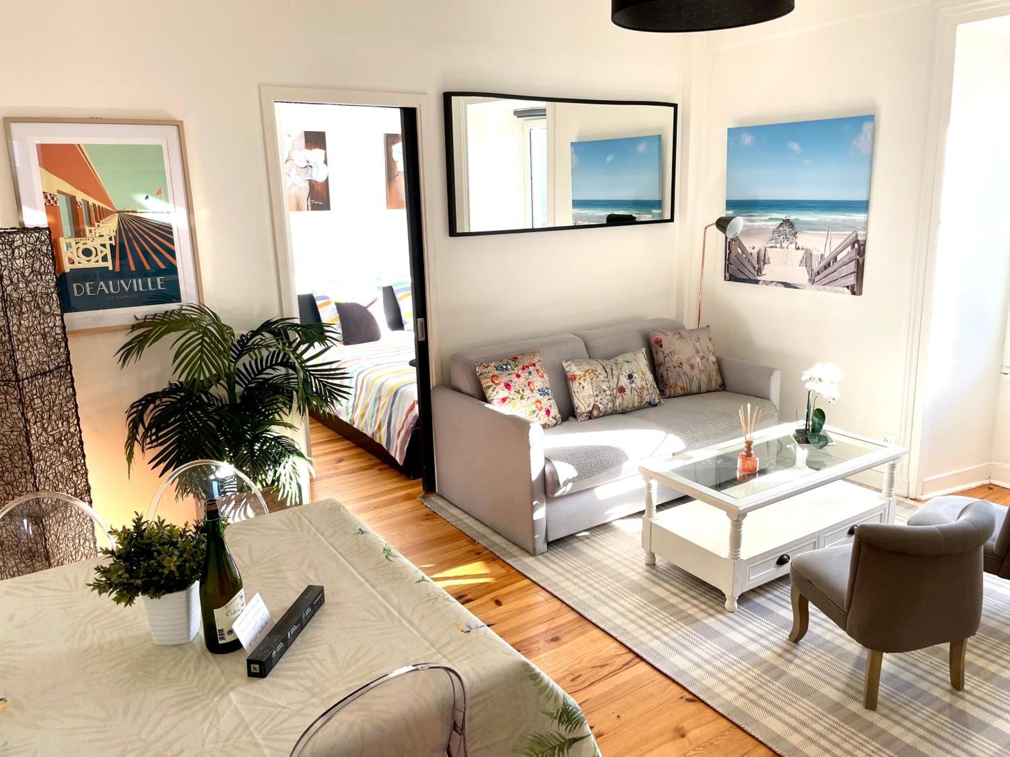 En Face De L'Hotel Normandy - Appartement Dernier Etage Deauville Dış mekan fotoğraf